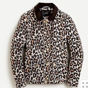 J Crew Barb Coat in Leopard, NWT